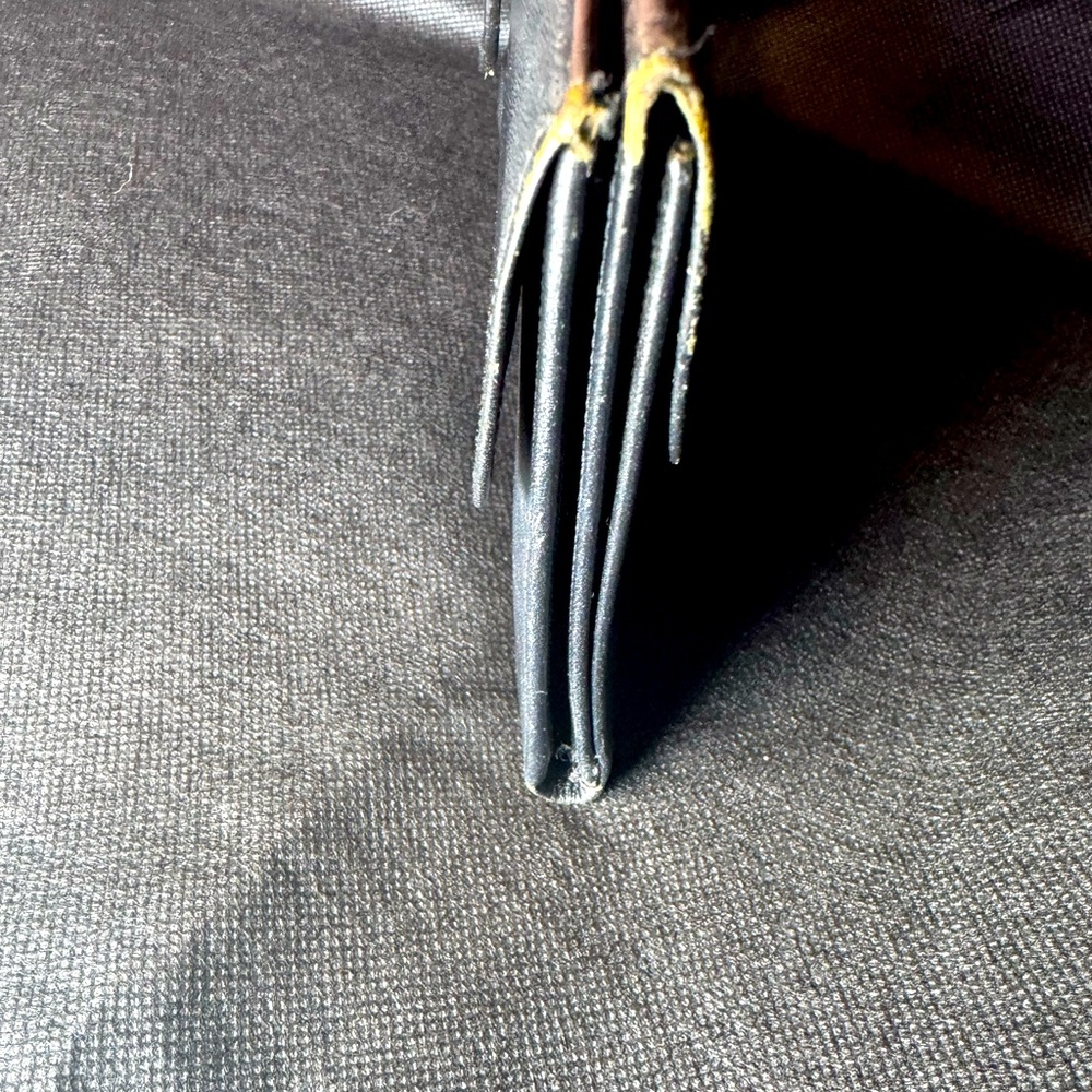 Yves Saint Laurent Clutch Vintage Lambskin Silk Lined Monogram 70s Rare YSL - Picture 5 of 12